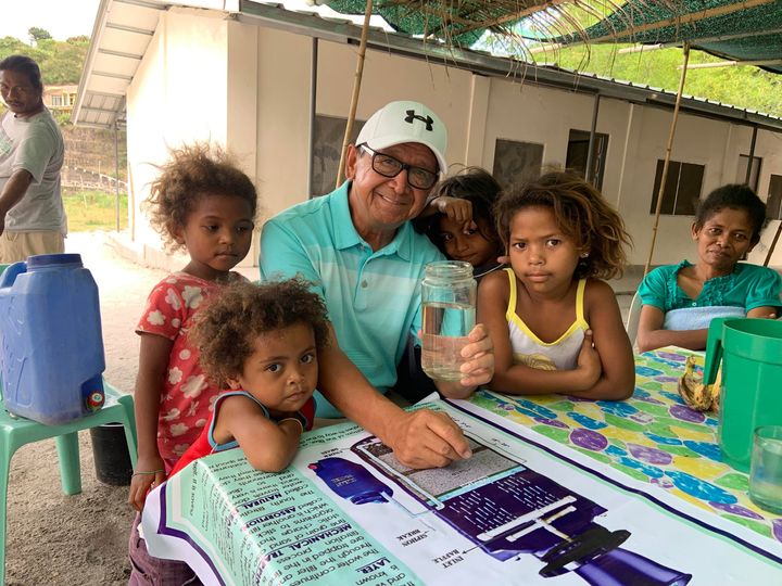 Robert Aragon visited filtration stations in Central Luzon